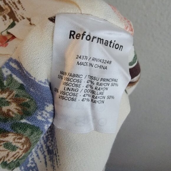 Reformation Lupe Top in Rainforest NEW - Picture 11 of 12